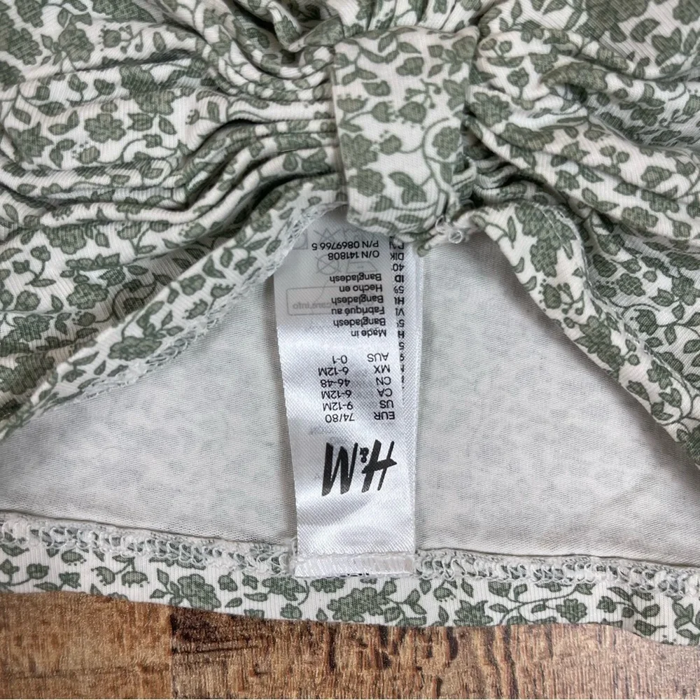 Angel Dear H&M 6-12 Months Head Covering Turbine Bib Bundle Floral Pastel